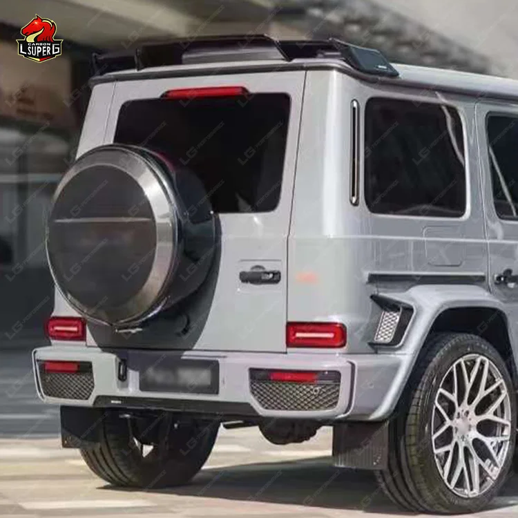 Factory price B style carbon fiber roof spoiler for Mercedes Benz G class W463 W464 High quality carbon fiber
