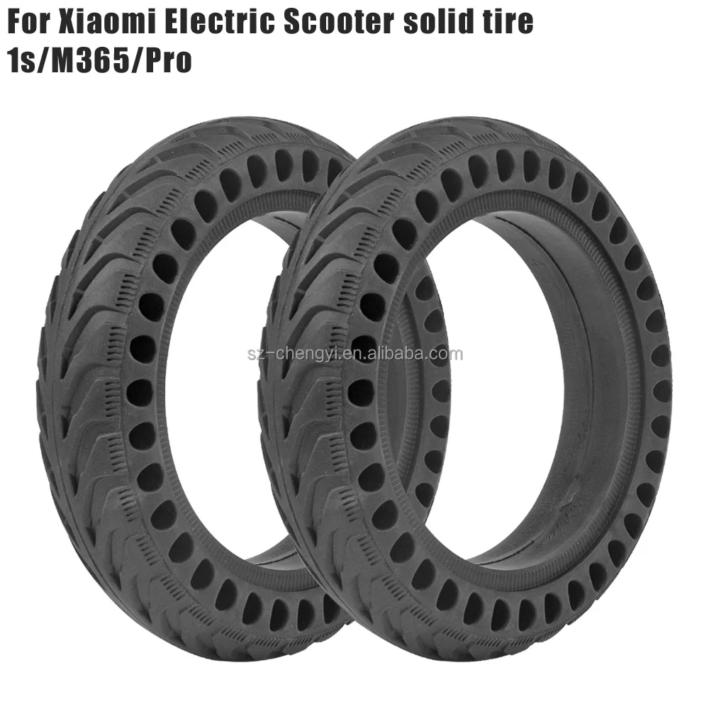 M365 8.5 Inch Solid Tire Honeycomb Rubber Solid Tire Scooter Tire Replacement for Mi M365 Pro/1S Scooter
