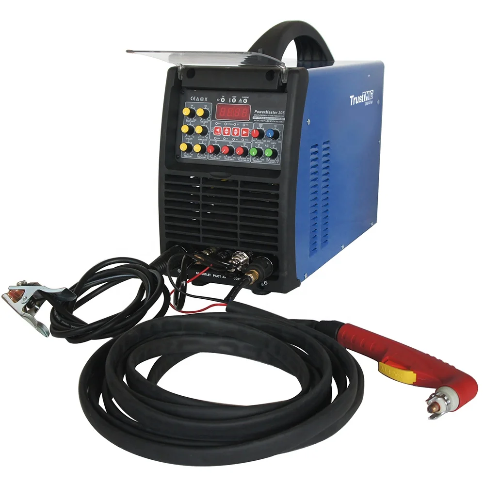 New Inverter Quality 4In1 Plasma Powermaster205 TIG MMA Three Phase Arc Welder