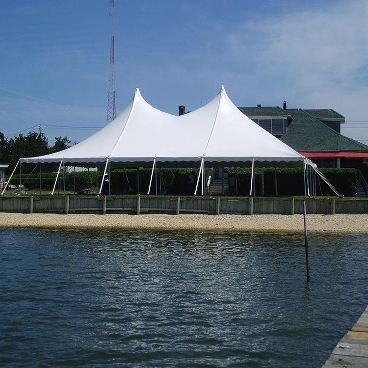 3m 4m 5m 6m Hot Dip Steel Cable Cross 20x20 High Peak Pole Tent Tent High Peak Tent For Sale