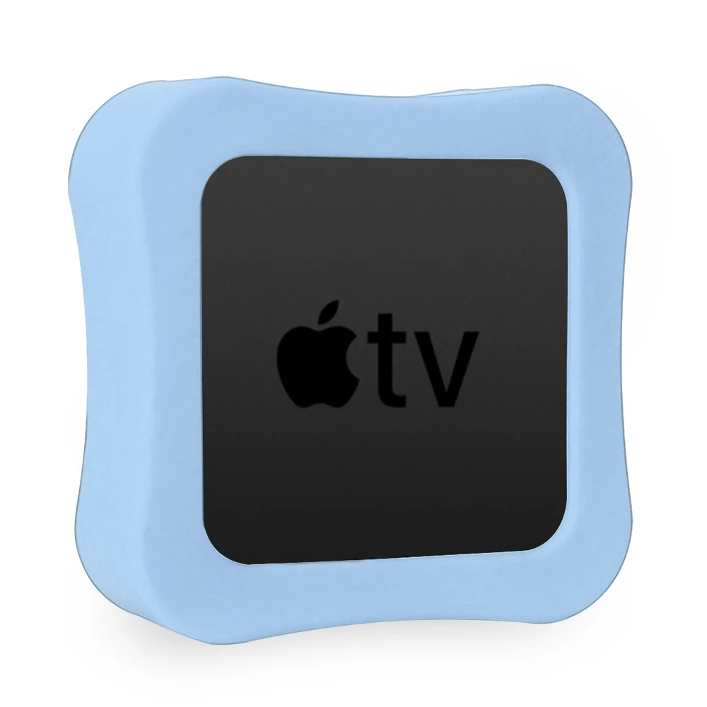 Anti Slip Shock Proof Silicone Tv Box Case Protective Cover Compatible With 2021 Apple Tv 4K Tv Box