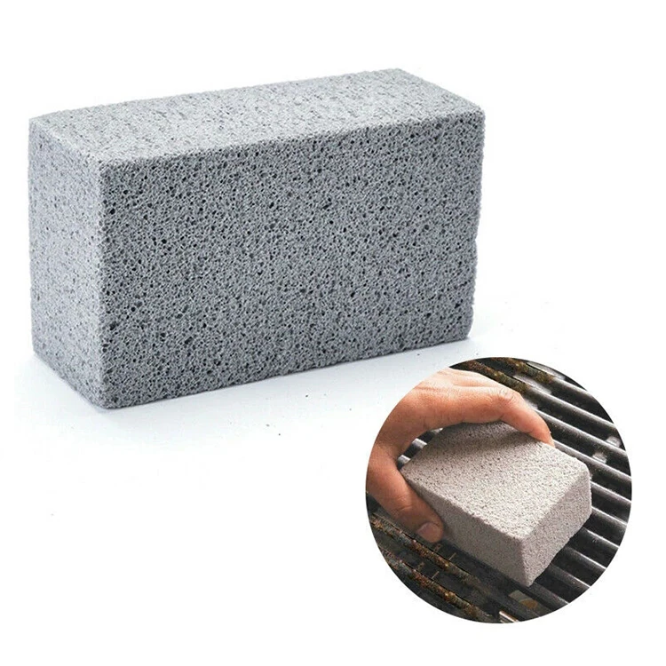 Ecological BBQ Grill Cleaning Pumice Stone De-Scaling Griddle Cleaner Grill Cleaning Brick Block
