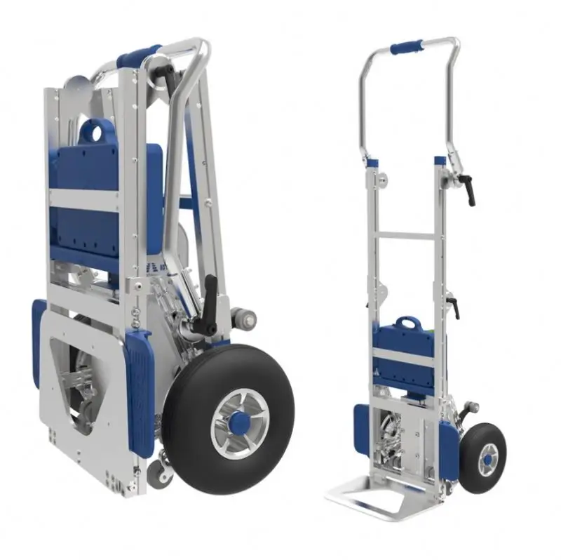 Eletric Trolly Ladder Trolley Stairs Dollies Climber Trolli Truck Electric Handle Wheel Handcart Luggage Barrow Elevator Stair