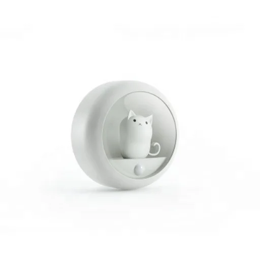 Mini Cute Sensor Night Light Human Body Induction LED Lamp For Bedroom  Decorative