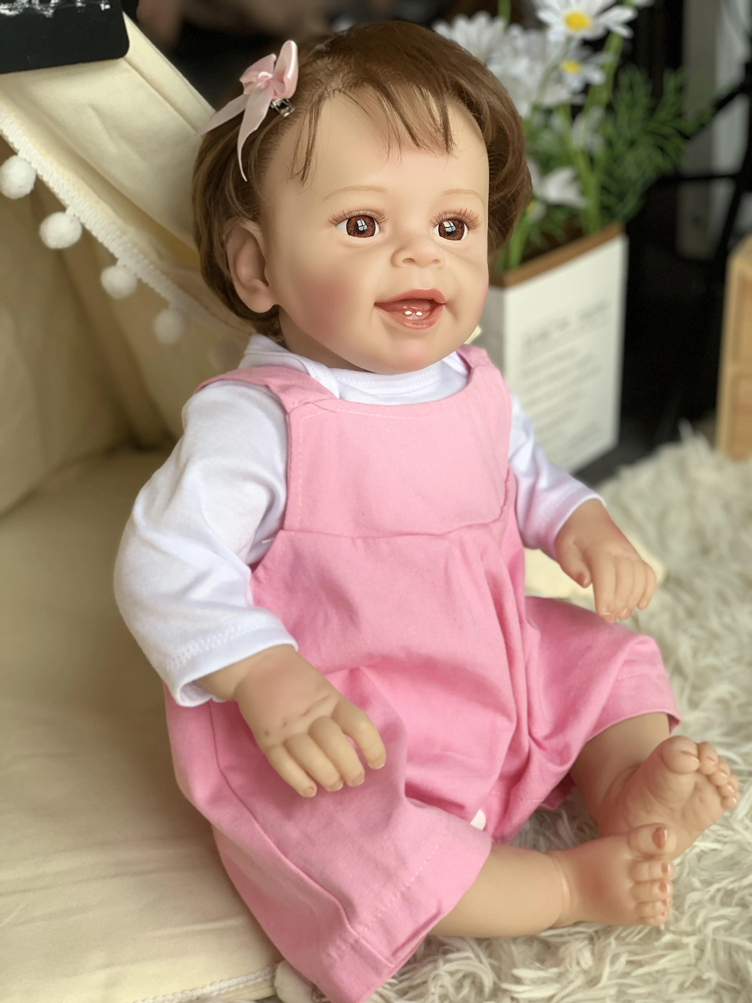 Function 14inch Drinks Lunabebe Be Nasau Packaging No Atacado Short 32 Bed Silicone 99 Sorpresa Reborn Doll