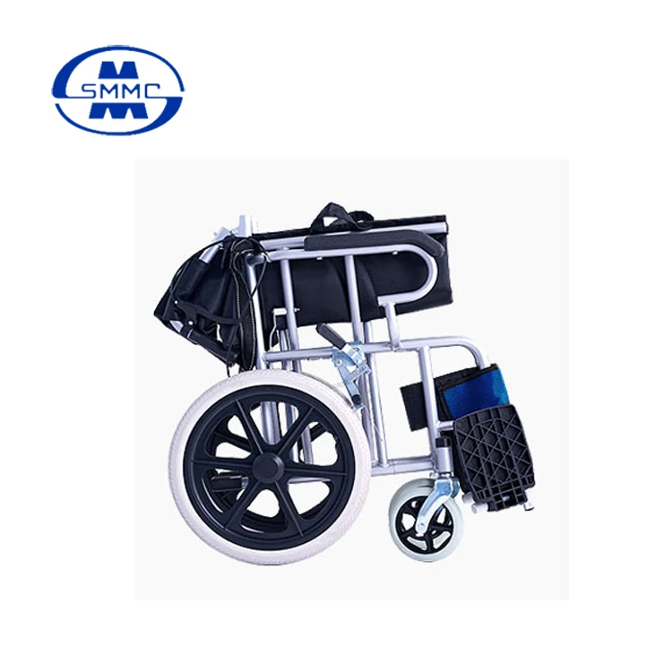 Новейшее высококачественное складное кресло-каталка с легкой спинкой, стальное кресло-каталка для инвалидов
