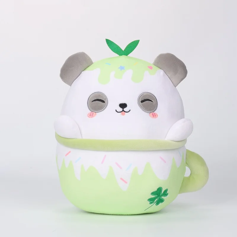 Cup Animal Series Stuffed Animal Plush Toy Cute Pink Cup Salamander Holiday Gift Banana Corgi Doll