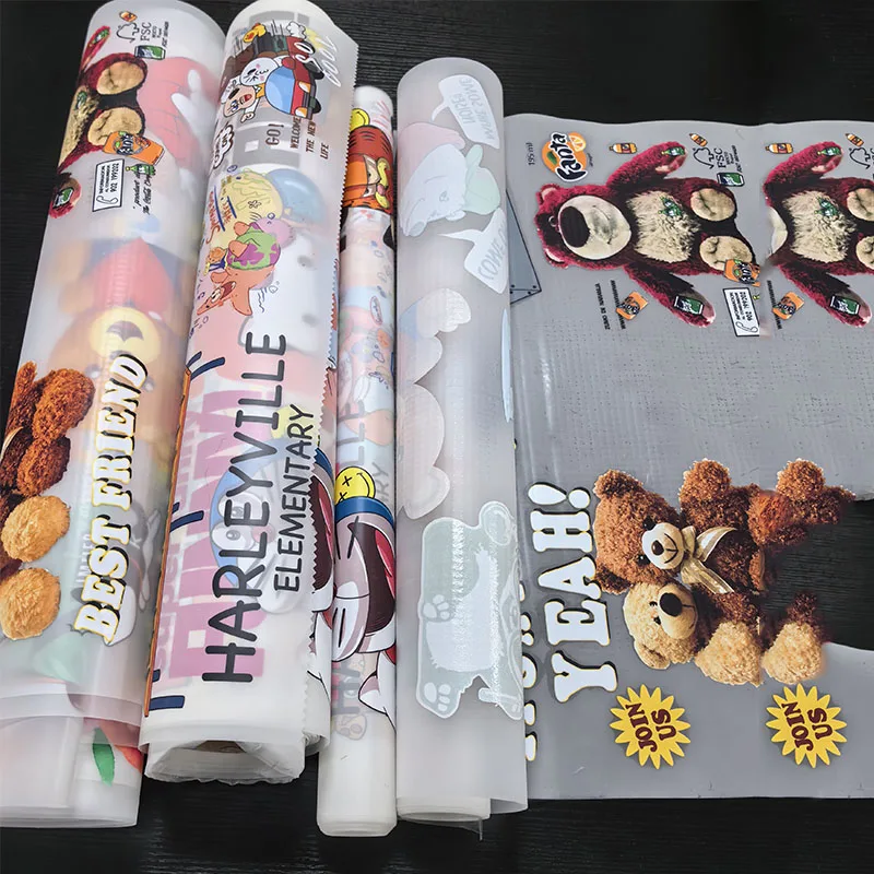 MOREINK Luminous dtf film roll 60cm A3 sheet cutter A4 hot peel PET film dtf  roll for dtf printer heat transfer printing