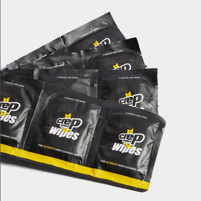 Wholesale Sneaker Individual Pack Disposable Stain Dust Removal Leather Sport Shoes Cleansing Wet Wipes