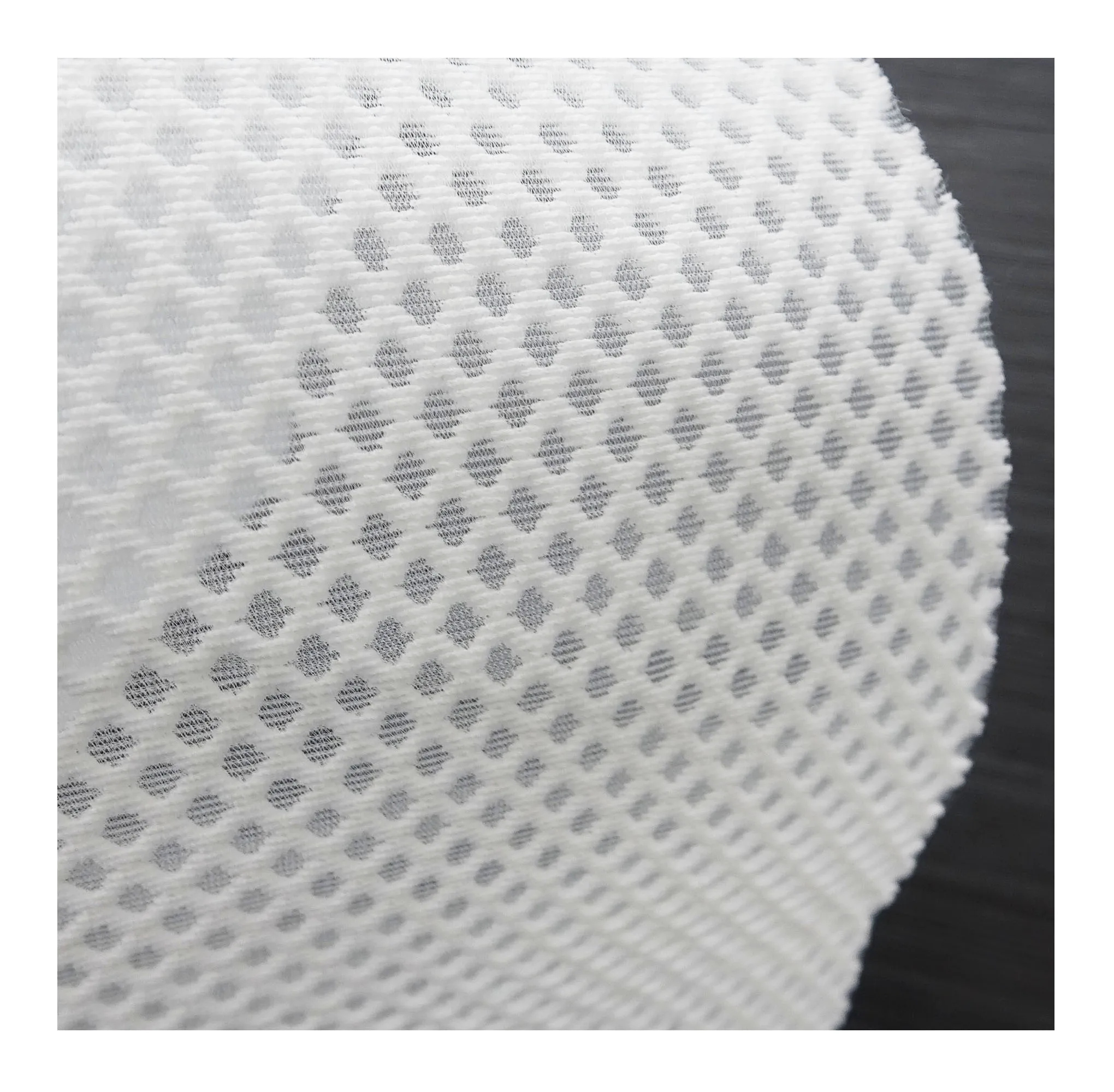 New style hygroscopic diamond mesh breathable bra underwear fabric