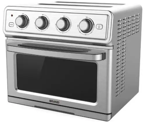 
Air Fryer Oven - Air fryer/Rotiserie/Dehydrator/Oven, 8 in 1 cooking features, steel inner cabinet food safety 