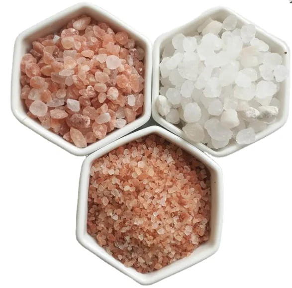 Hot selling 1~2mm 2~5mm Natural ore good color himalayan pink salt pakistan pink himalayan bath salt
