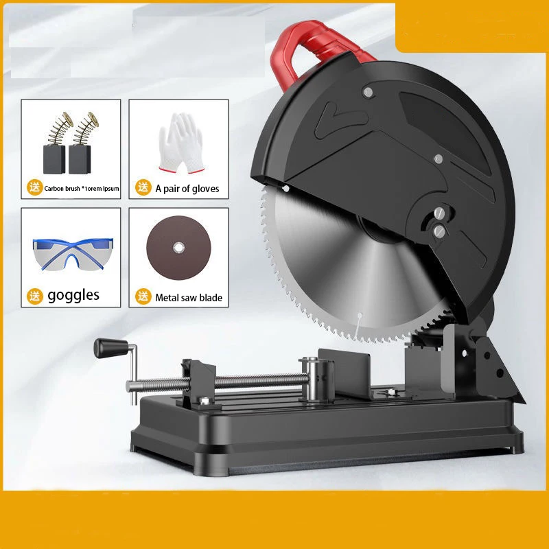 Daen Electric 355mm wood Metal Cutting Machine Cut Off Saw Chop Saw circular saw Cut-off Machine