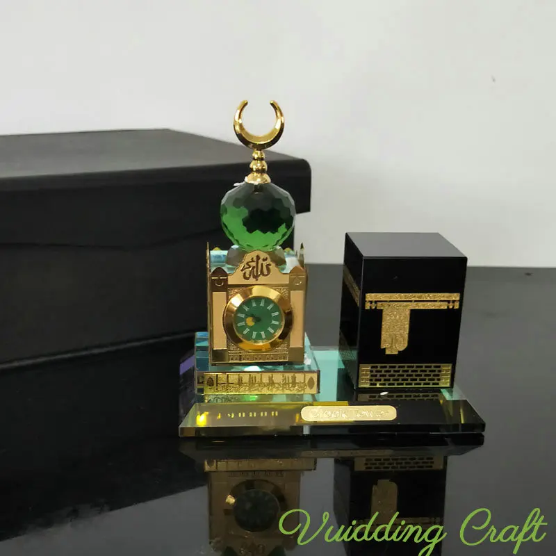 Wholesale Crystal Cut Kaaba Mecca Mosque Ramadan Islamic Gift Muslim Giveaways