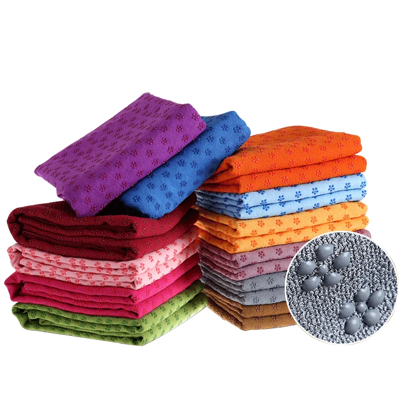Wholesale high quality soft microfiber yoga mat towel sports gym hot yoga towel yoga mat cover