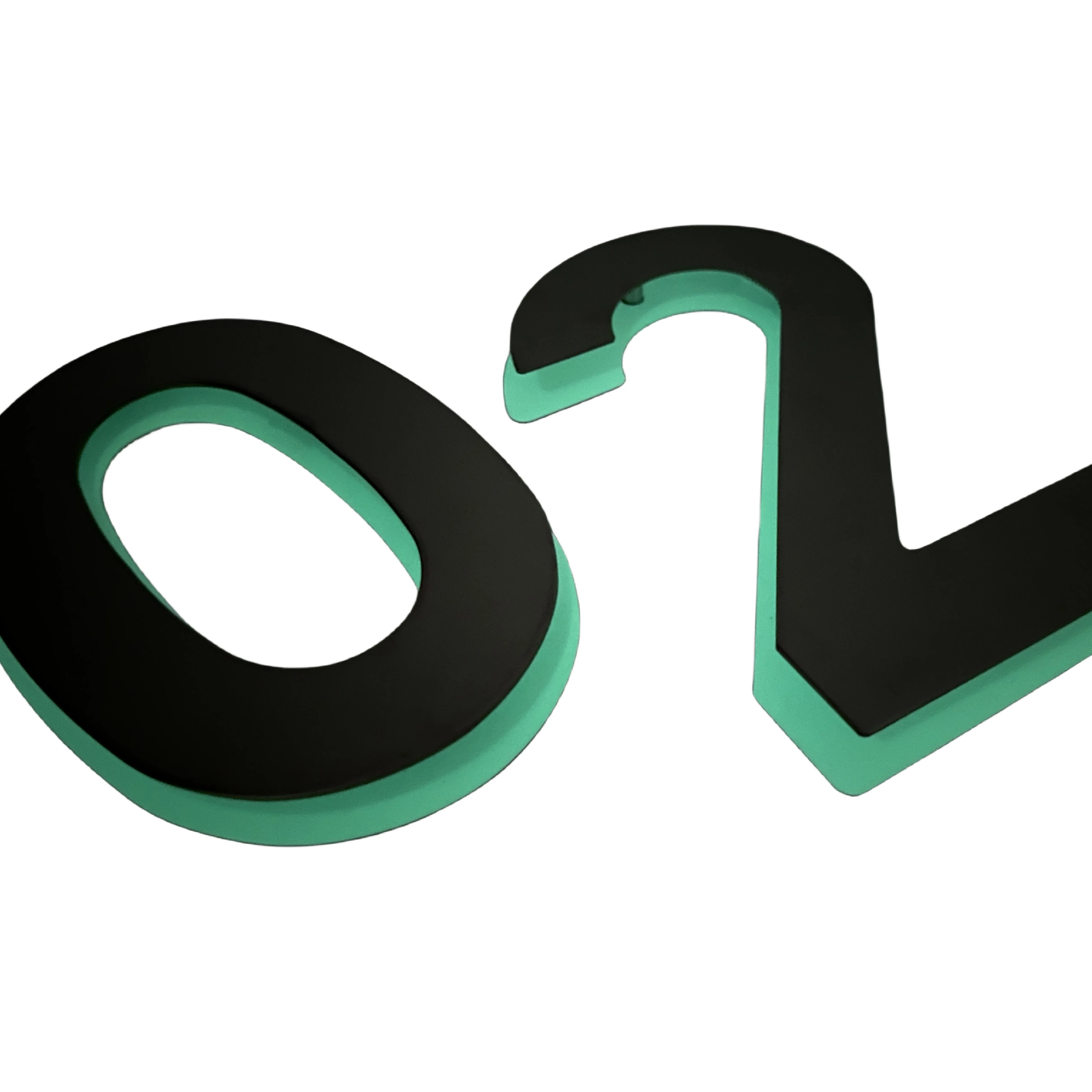 luminous+illuminated Stainless Steel House Number With Leg