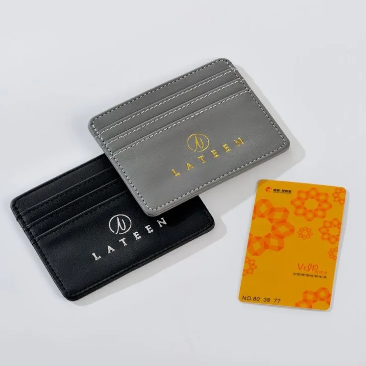 New Arrival Custom LOGO Business Card Manufacturers Wholesale Bank Card Credit PU Leather Card Bag