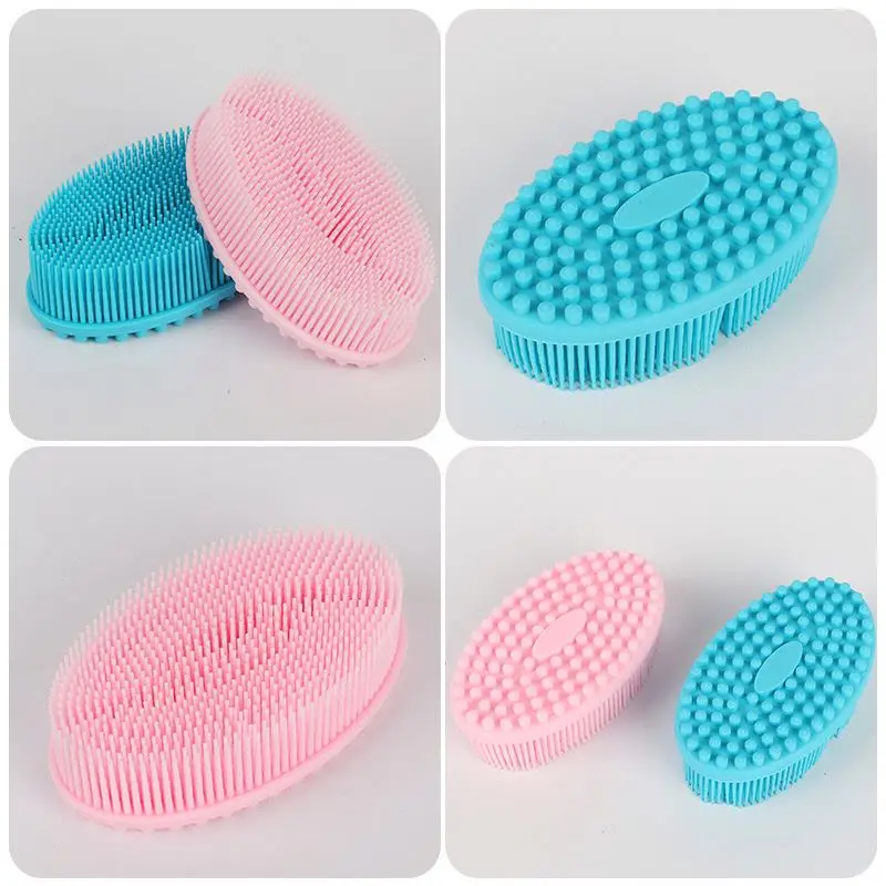 Amazon hot sell cleaning body scrubber silicone shower brush