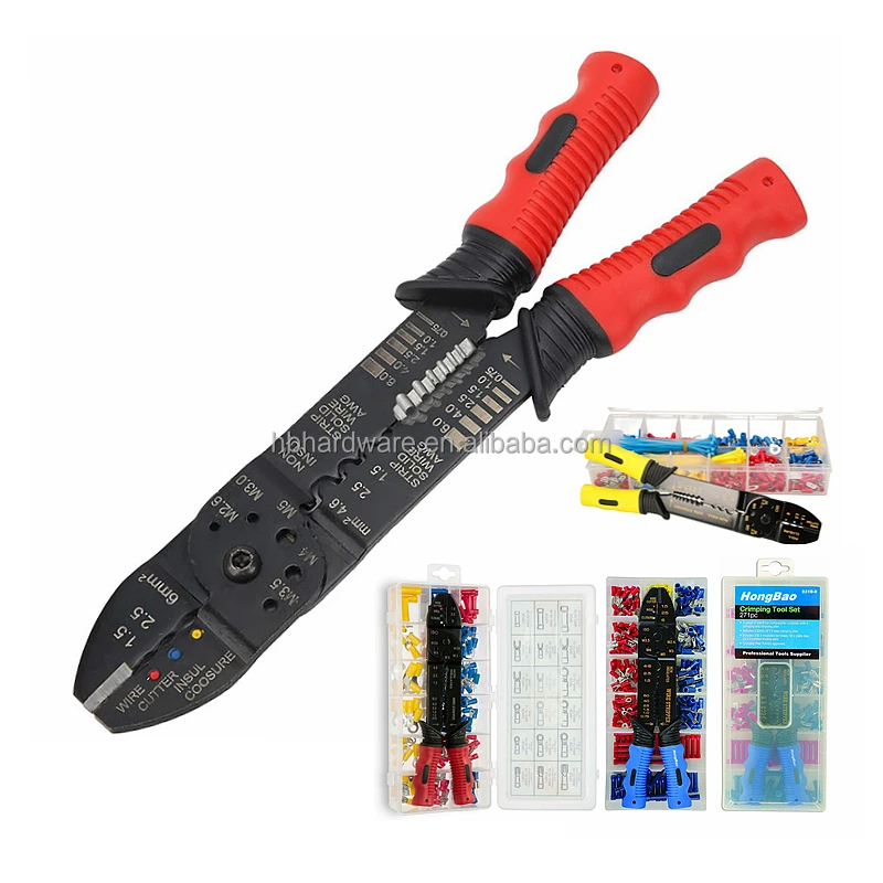 285 piece Case Packing Crimp Terminal Wire Connector Heat Shrink Tube Electrical Circuit Repair Kit Car Automotive Tool Set Kit