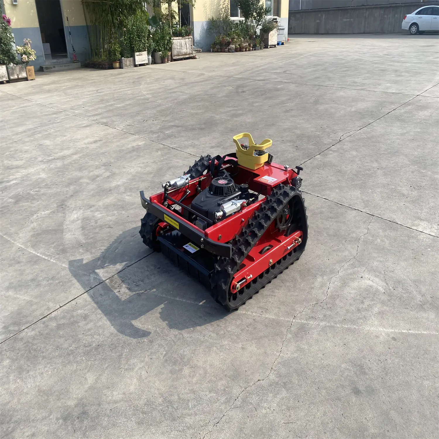 Farm Robotic Flail Grass Cutter Tractor Remote Control Electric Lawn Mower gasoline mower