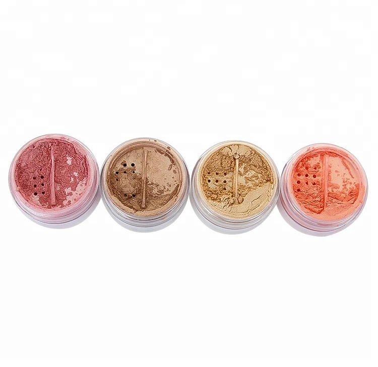 
Wholesale face highlighter makeup private label highlighter powder high pigment loose powder highlighter 