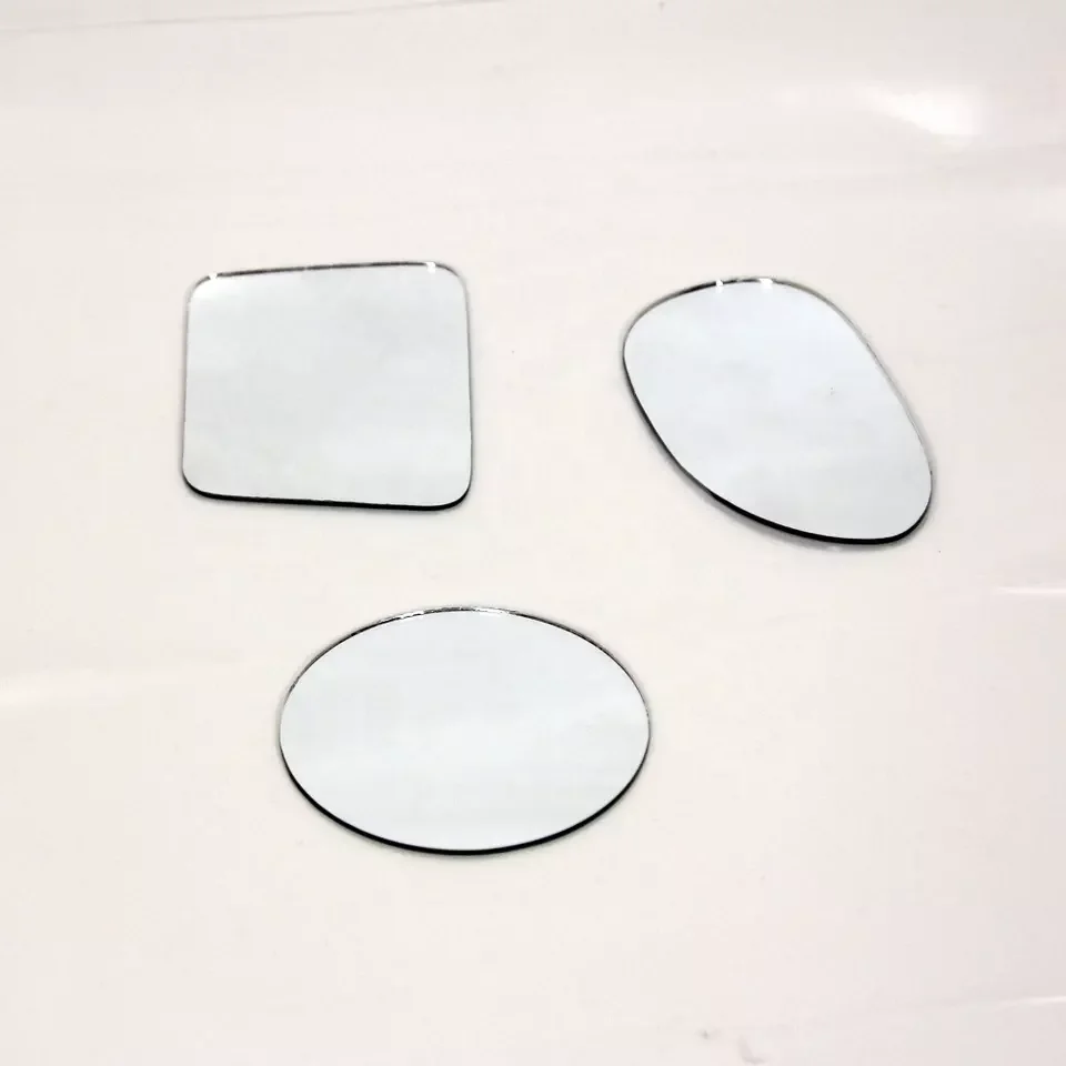 1-HD clear , blue and yellow high quality rear view side car mirror glass for truck