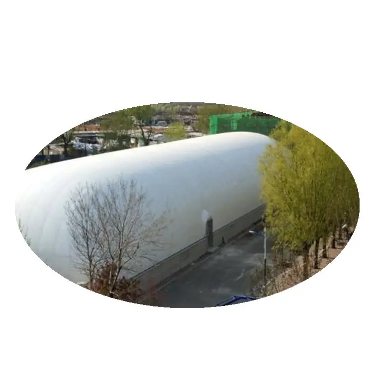 Надувная уличная палатка Горячая сцена прозрачный Diy прозрачная ванна спа-стадион Теннисный корт мембрана здание герметичная крыша с двумя воздушными куполами