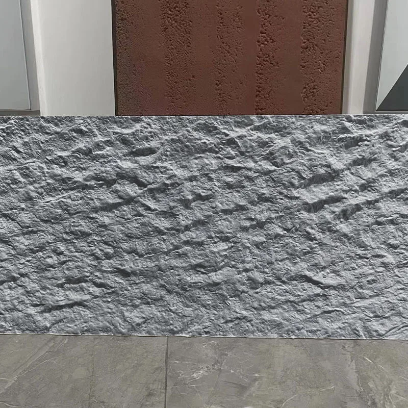 Artificial Stone Flexible Light Grey Indoor and Outdoor Decorationwall Panel Easy Installation Starry Moon