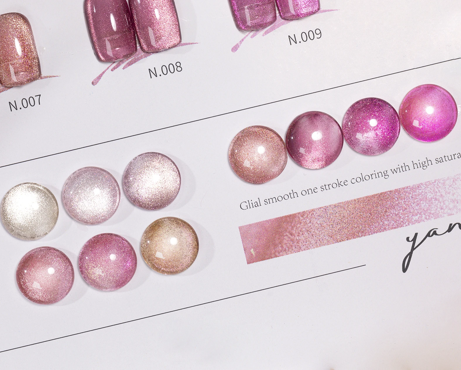 Caixuan 2023 Peach cat eye gel 10 Colors 1kg Packing Nail Salon Crystal Cat Eye Gel