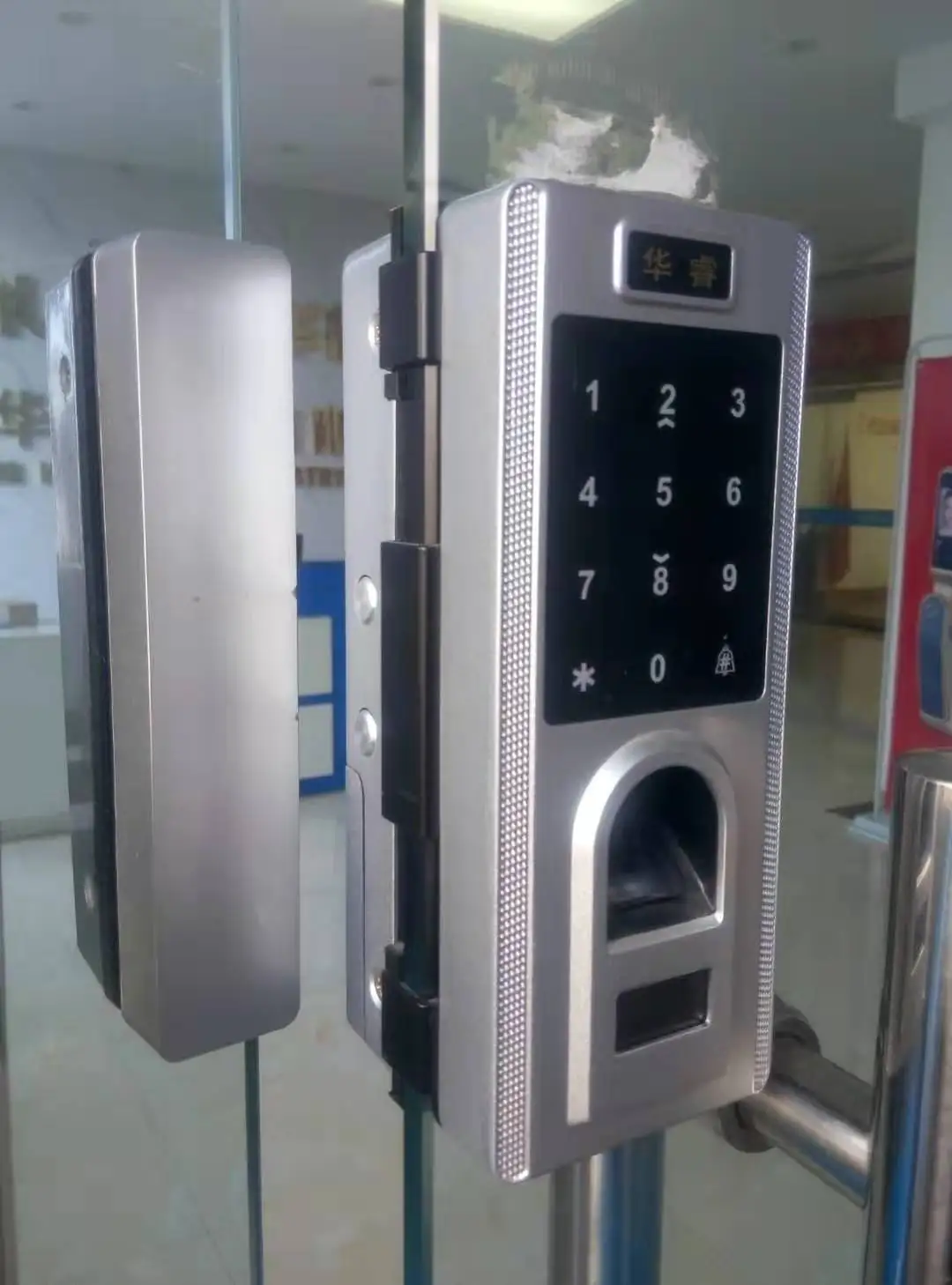 Huarui HR501aluminum sliding glass door without key locks