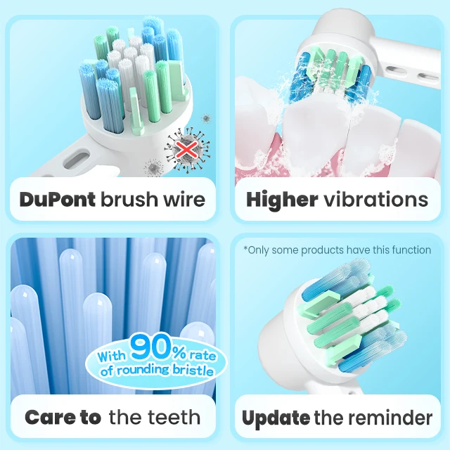 Rotating Brush Head Replacement Electrical Toothbrush Heads For Electric Toothbrush