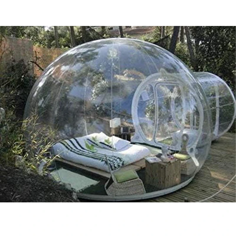 Sunshine Hotel Translucent PVC Tent Windproof Inflatable Bubble House for Outdoor Camping Clear Dome Show Room