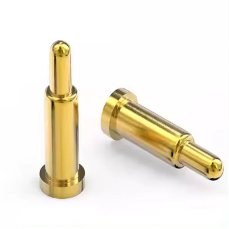 New Designed Precision Gold Plated Brass Connector Pins Metal Double Head Pogo Pin