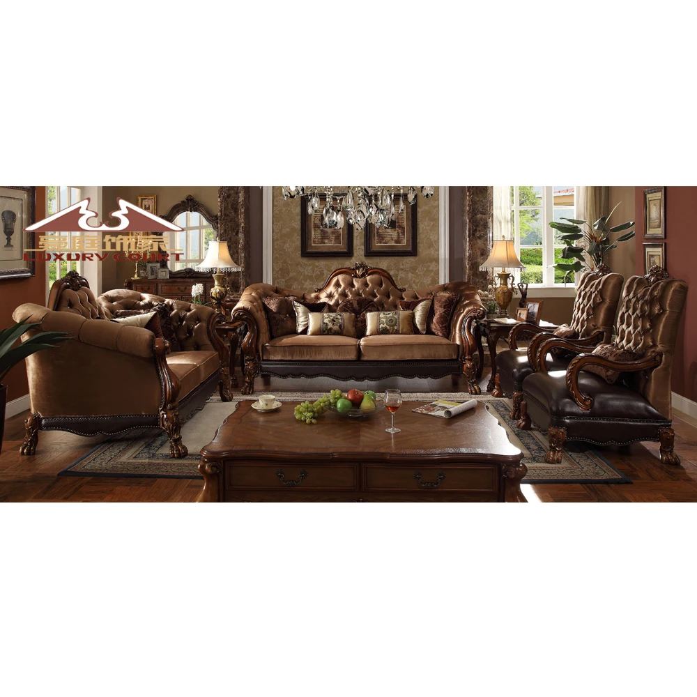 Longhao Luxury European living Room Set Furniture