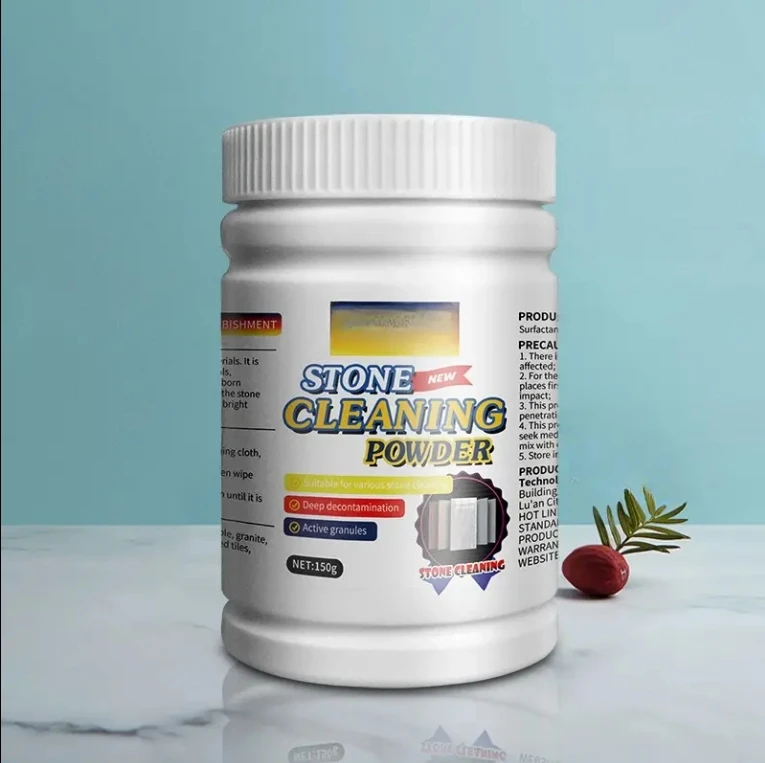 Stone Cleaning Powder Marble Quartz Stone Countertop Cleaner Kitchen Ceramic Tile Strong Decontamination Powder