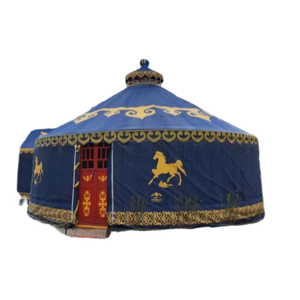Outdoor party tent yurt home luxury pvc mongolian event yurt tents