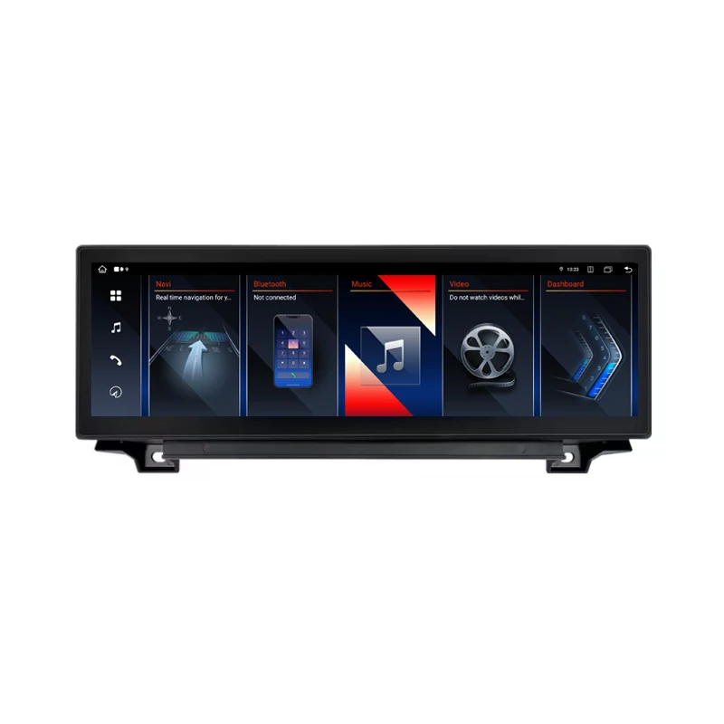 Автомагнитола 14 9 дюймов для Android 13 BMW 5 серии F10 / F11 2011-2016 CIC NBT Carplay AutoRadio мультимедийный видеоплеер 8 + 256
