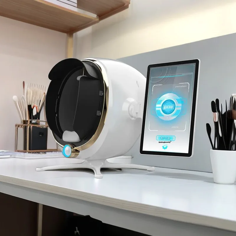 2024 Professional Winkle Analysis Skin Scanner Smart 3d Facial Skin Analyzer Machine Skin Analysis Machine For Face