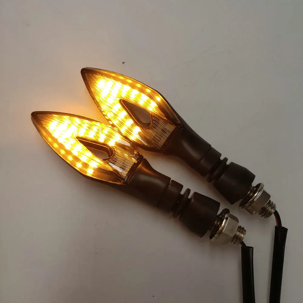 E-bike+Motorcycle Modification 14LED Running Waterflow Turning Signal Marquee Diamond Indicator Light