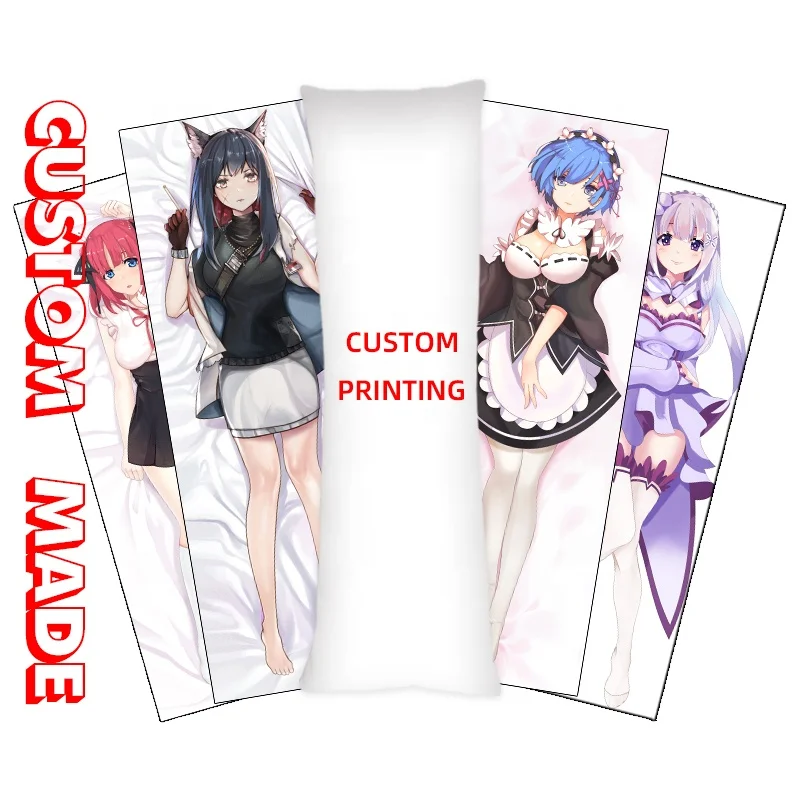 Japanese Anime Hug Otaku Body Pillow Anime Girls Dakimakura Pillow Case Custom Design Naked Sexy Bedroom Christmas Halloween