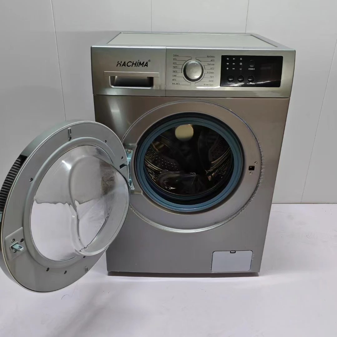Hachima 10kg front-load washers Home Use Cloth Laundry Appliance Washing Machine high end quality 220V 50HZ/60HZ Standard Plug