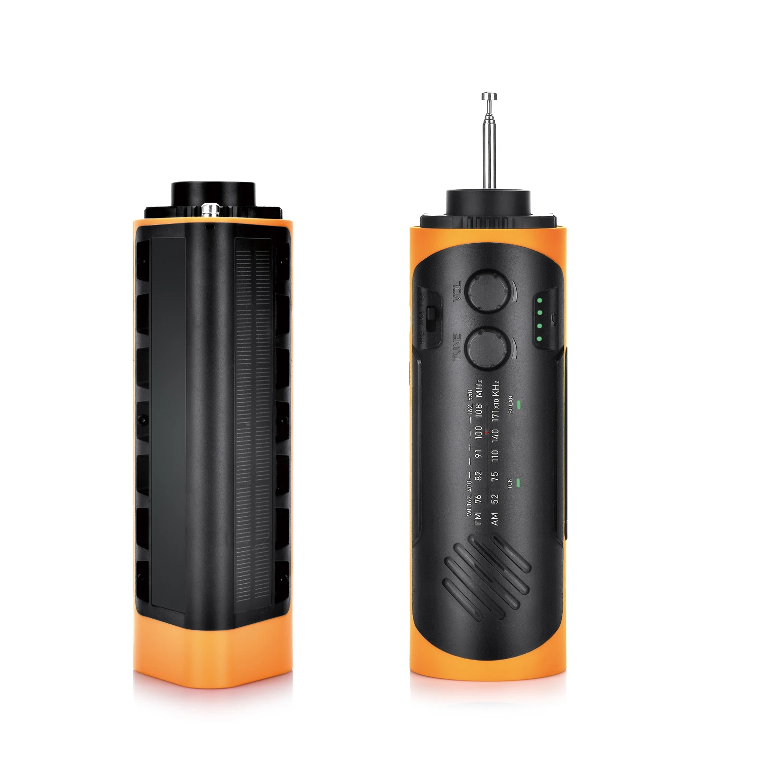 New camping portable phone charging Emergency flashlight lantern Lamp hand crank survival Weather solar Radio