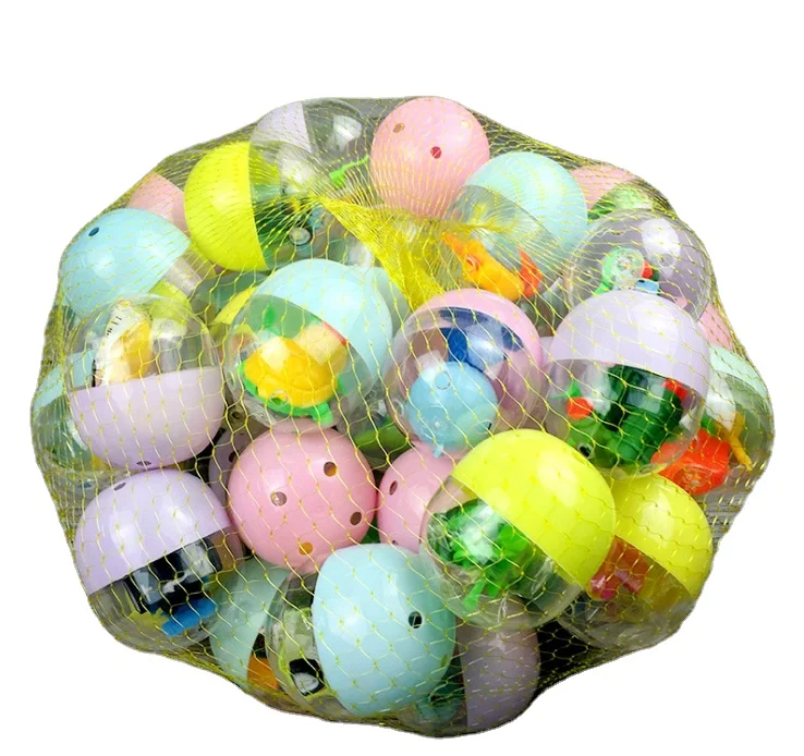 Wholesale 4.7cm*5.5cm Oval Plastic Gacha Capsule Toys for Decoration