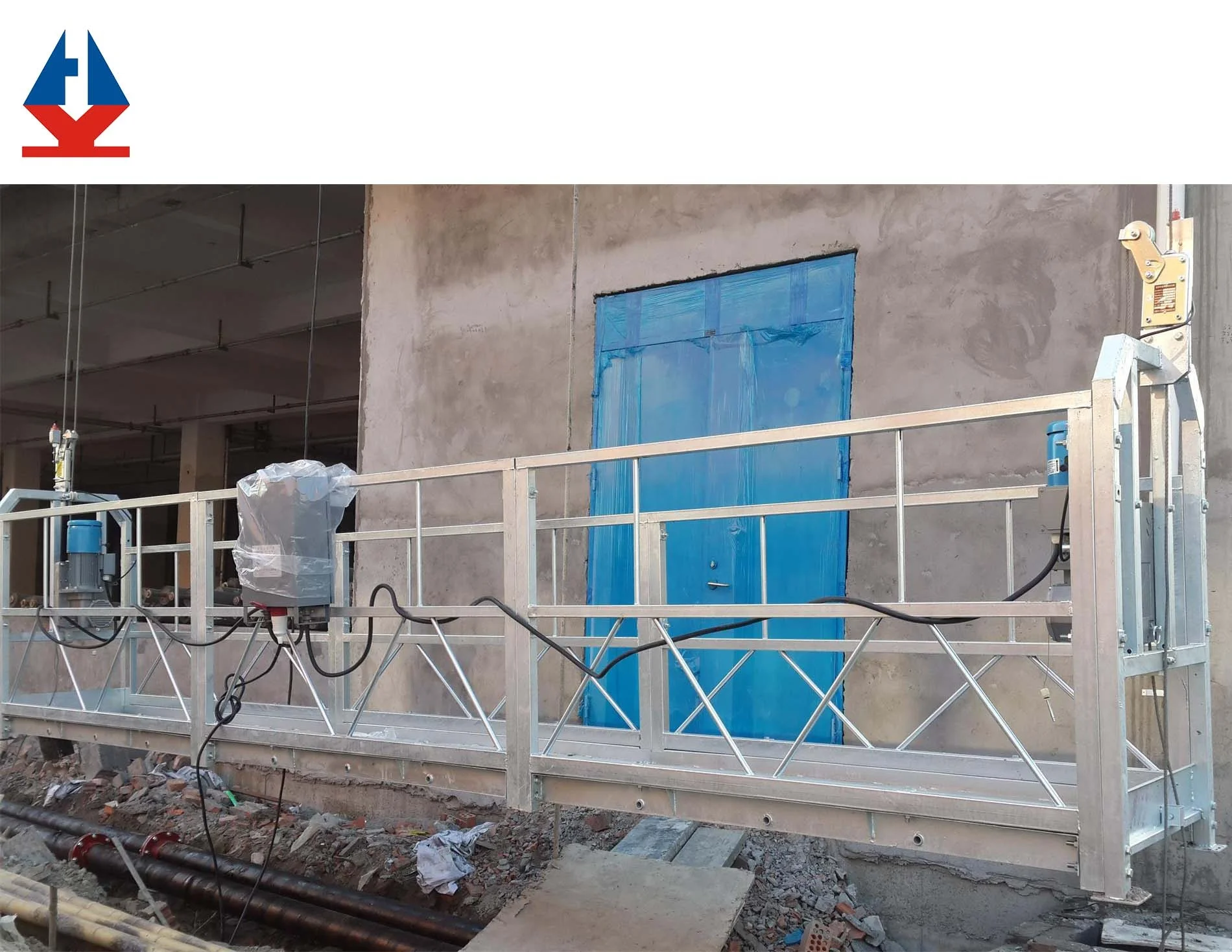 Huiyang 7.5m ZLP800 Galvanized Schneider high rise building window cleaning equipment