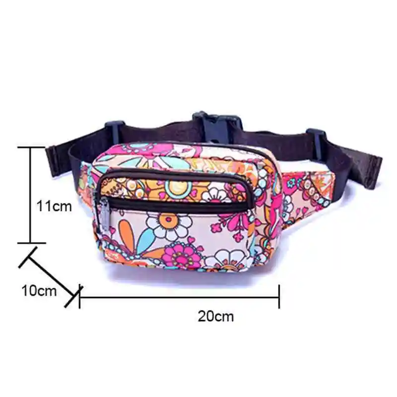 Zhejiang supplier small fanny pack custom cheap men waist bag colorful waist pack