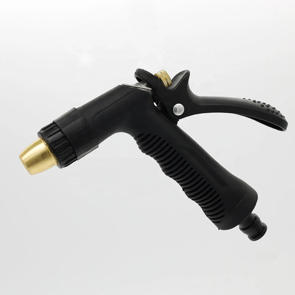 JS brass mist sprayer nozzle agricultural spray nozzle garden water gun plastic hose nozzle
