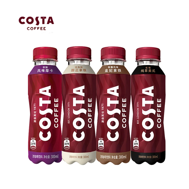 Кофейные напитки Coca-Cola Costa готов пить 12 бутылок с низким содержанием жира американский