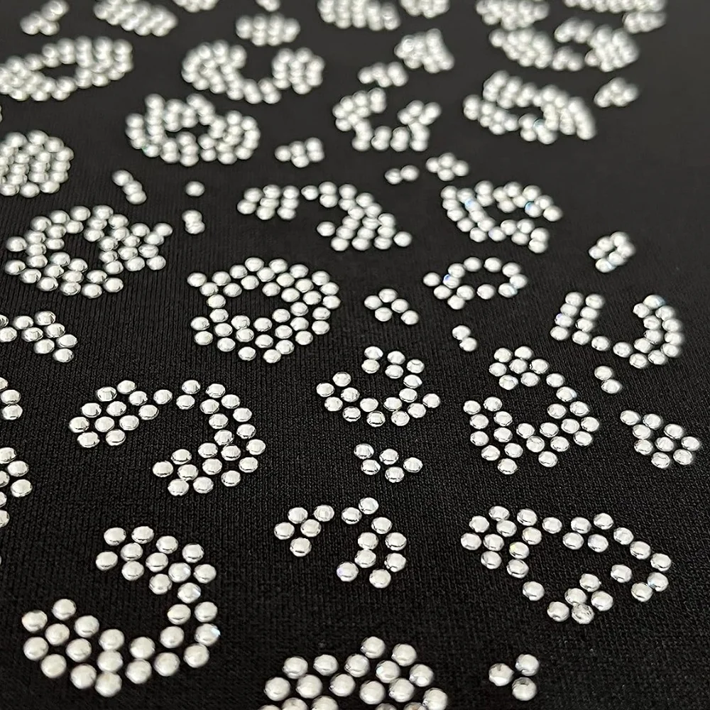 Reasonable Price Butterfly And Flower Hotfix Rhinestone Motif Transfer For Dress