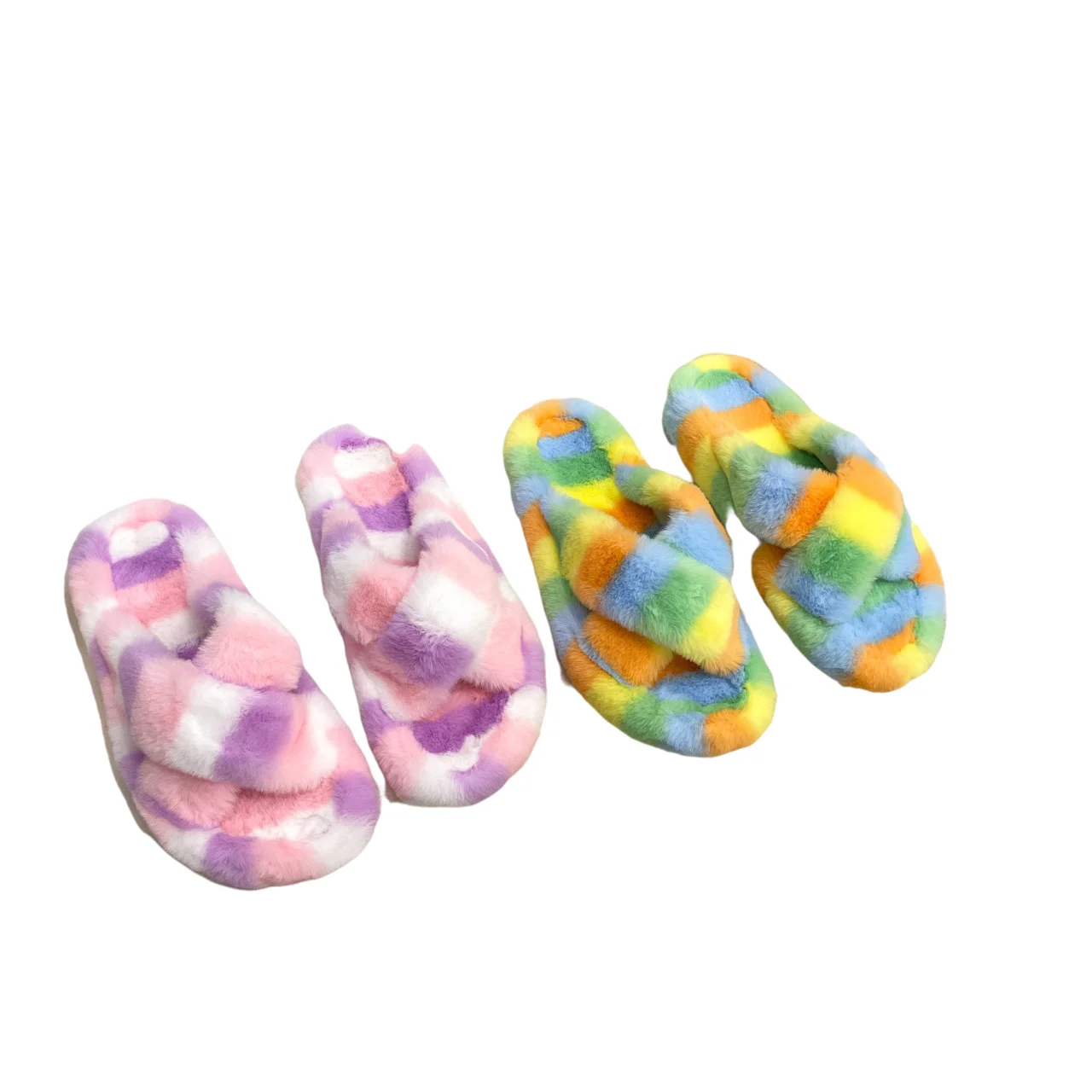 
Soft Winter House Women Latest Slipper Female Short Plush Casual Slipper Flat 