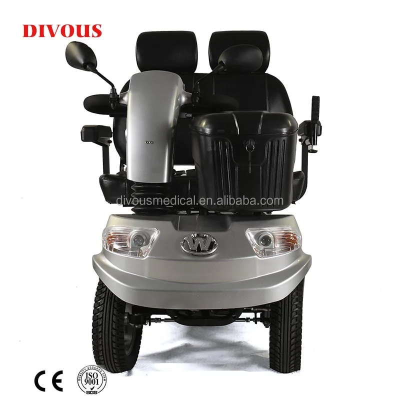 hot sell good quality premium 800 W power motor 2 seat electric car mobility  scooter for disabled and elderly travel